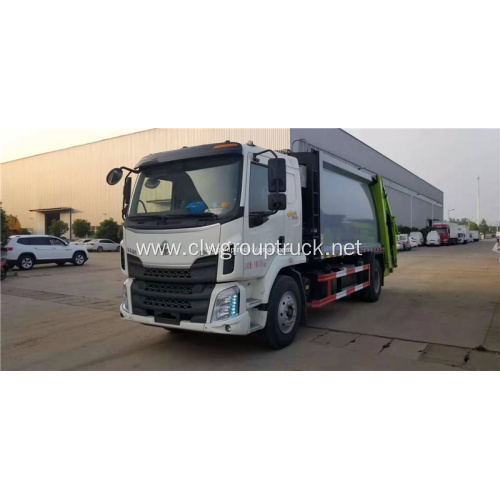 Dongfeng single bridge 14cbm compression garbage truck